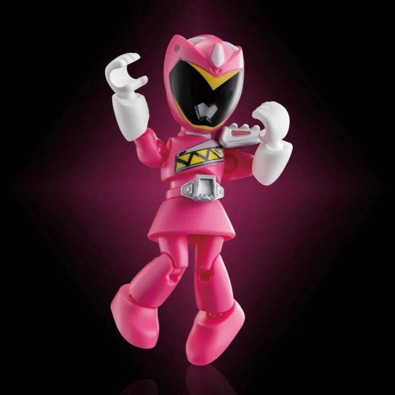 Blokees Heroes Station: Defender Version Vol. 02 (Era 2012–2014) Kyoryu Red (Zyuden Sentai Kyoryuger) Articulated Mini Model Kit Action Figure with Gaburevolver & Display Base (Copy)