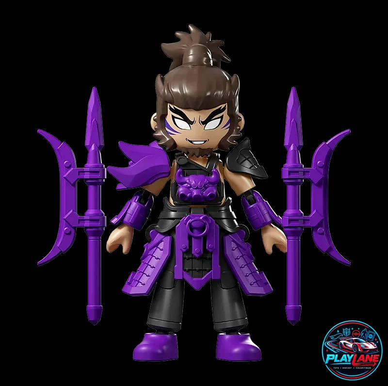 Blokees Herospire: Warrior Version 09 (Wave 09) Skyward Dragon - Three Kingdoms & Mythological Heroes Articulated Snap-Fit Model Kit Blind Box (Single Pack / Set of 9) - Dian Wei