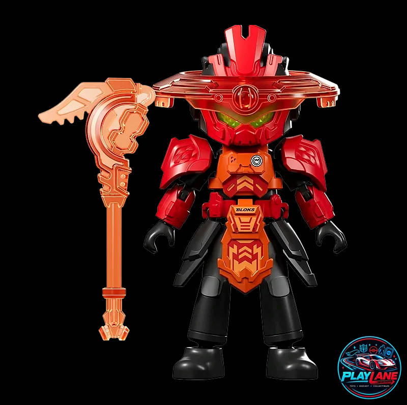 Blokees Herospire: Warrior Version 09 (Wave 09) Skyward Dragon - Three Kingdoms & Mythological Heroes Articulated Snap-Fit Model Kit Blind Box (Single Pack / Set of 9) - Pang Tong