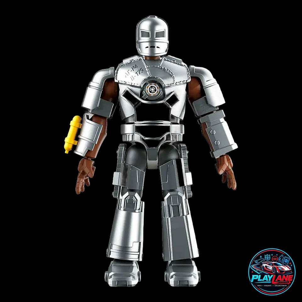 Blokees Marvel Infinity Saga: Galaxy Version 02 (GV-02 The Amazing Miracle / 81112) Iron Man Mark 1 (MK I) Articulated Snap-Fit Model Kit Action Figure with Flamethrower Blast Effects & Display Stand