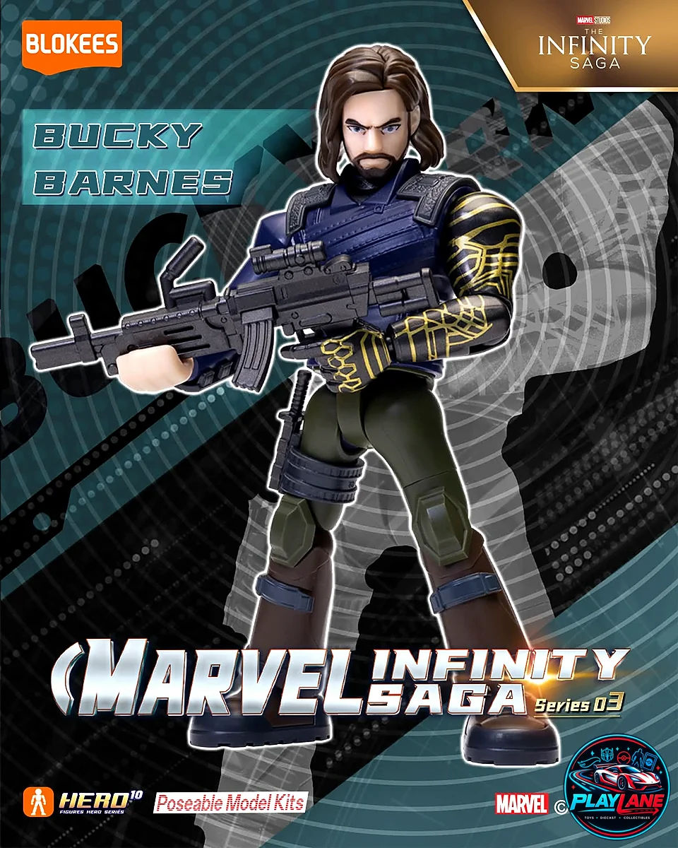 Blokees Marvel Infinity Saga Hero 10 (Series 03): Bucky Barnes (The Winter Soldier)