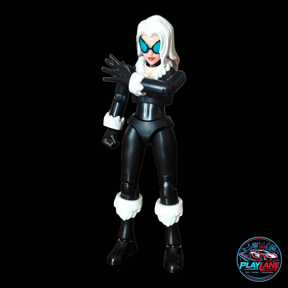 Blokees Marvel Spider-Man Galaxy Version 06: Black Cat Snap-Fit Model Kit (Confirmed Open Box / Inner Bags Factory-Sealed)