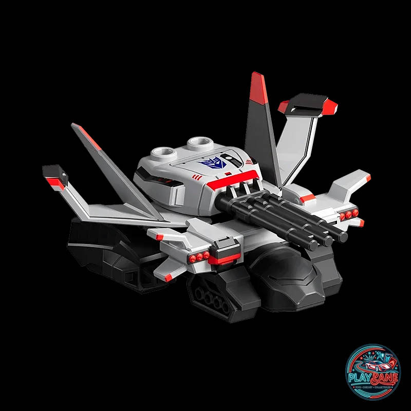 Blokees Transformers Defender Version 08: Super Megatron Cybertronian Jet Vehicle Mode Snap-Fit Model Kit (Battle Stars / Confirmed Open Box)