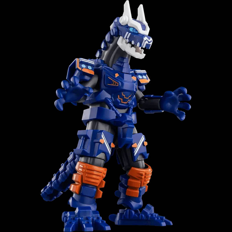 Blokees Ultraman: Galaxy Version 11 (GV-11 The Nexus of Light) Special Tactical Armor Type 23 Earth Garon Articulated Snap-Fit Model Kit Action Figure with Display Stand