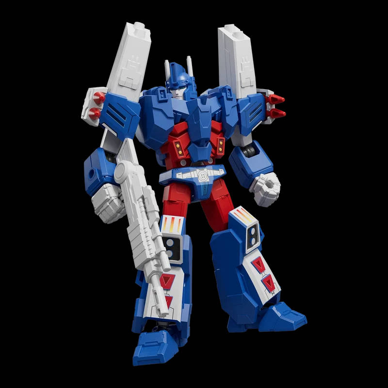 Blokees Transformers: Galaxy Version 11 (GV-11 The Lost Light) IDW Ultra Magnus Articulated Snap-Fit Model Kit Action Figure with Laser Rifle, Shoulder Rocket Pods & Modular Display Base