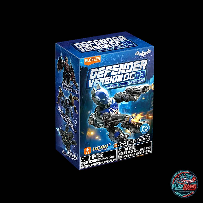 Blokees DC Comics Defender Version 03: Arkham Chaos Prologue Mystery Blind Box Snap-Fit Action Figure Model Kit