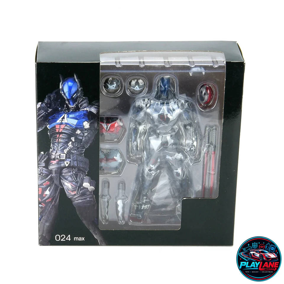 Amazing Yamaguchi Revoltech: Batman Arkham Knight (KO Max V2 Upgraded Version) 6-Inch / 1:12 Scale Collectible Action Figure (with Red Hood Swap Parts & Arsenal)