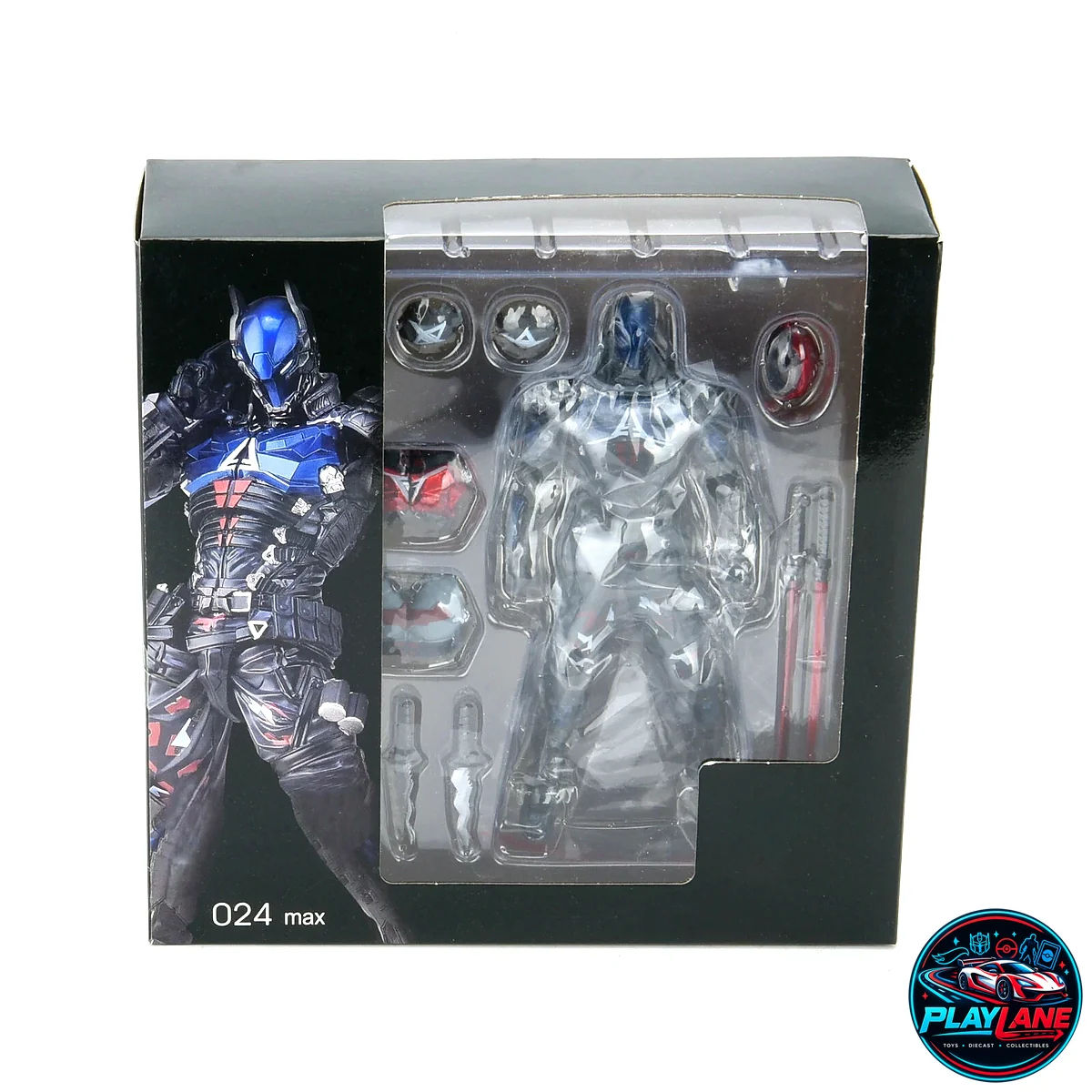 Amazing Yamaguchi Revoltech: Batman Arkham Knight (KO Max V2 Upgraded Version) 6-Inch / 1:12 Scale Collectible Action Figure (with Red Hood Swap Parts & Arsenal)