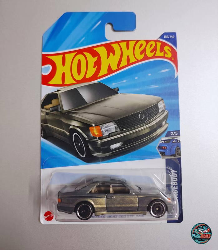 Hot Wheels 1989 Mercedes-Benz 560 SEC AMG (2/5) – 1:64 Scale Diecast Car | Imported
