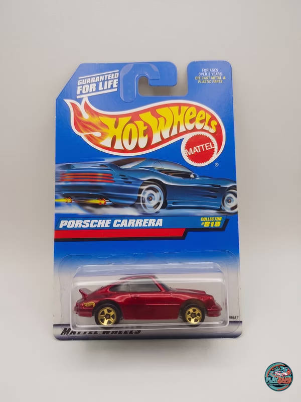 Hot Wheels 1998 Porsche Carrera Dark Red #818 | 1:64 Scale Diecast Car