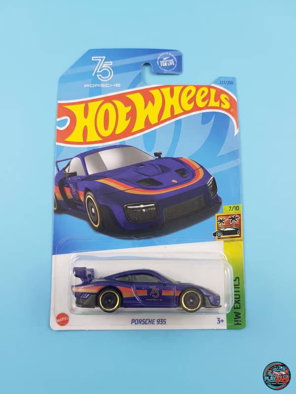 Hot Wheels 2023 Porsche 935 Navy Blue 75th Anniversary #223/250 | 1:64 Diecast Car | Imported