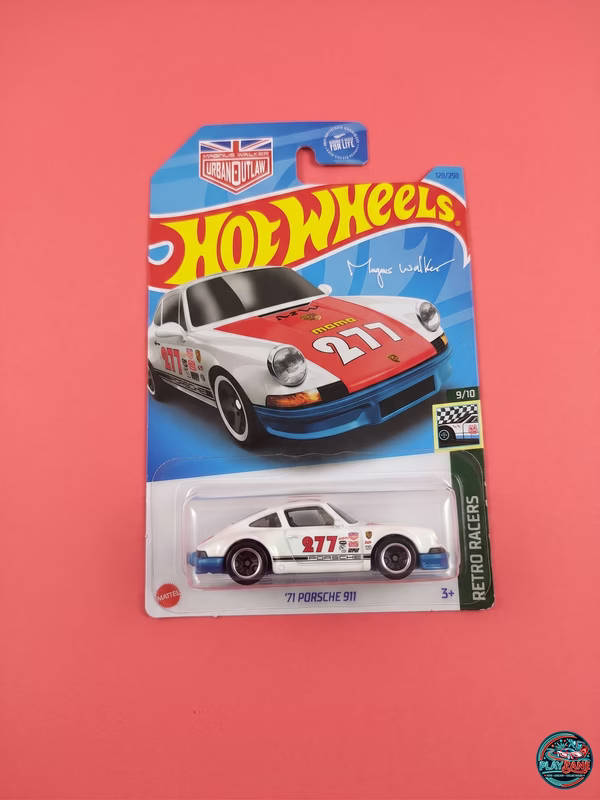 Hot Wheels '71 Porsche 911 Magnus Walker 277 | 1:64 Retro Racers Diecast Car