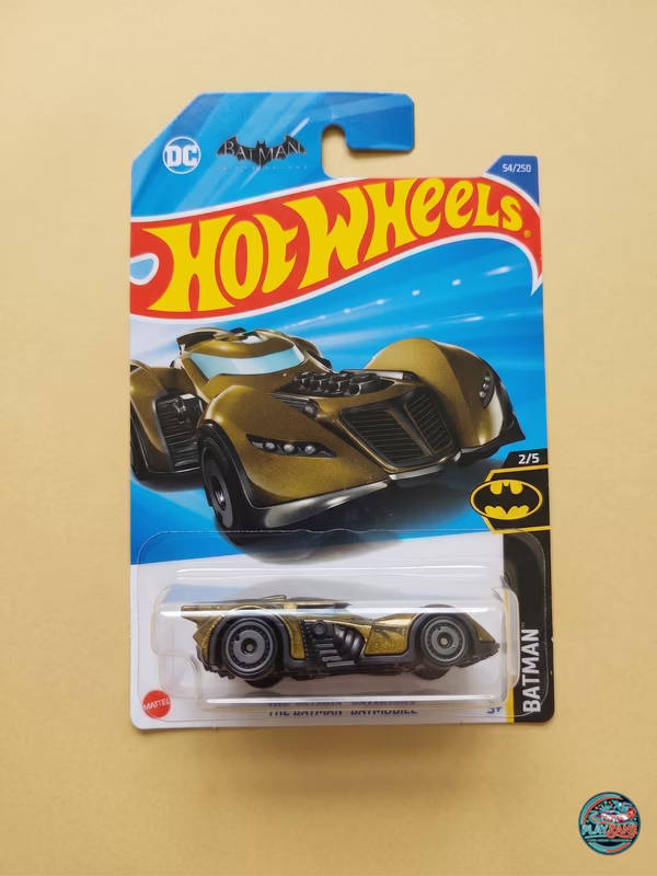 Hot Wheels Batman: Arkham Asylum Batmobile – Gold Edition (1:64 Scale Die-Cast / Collector #54/250)