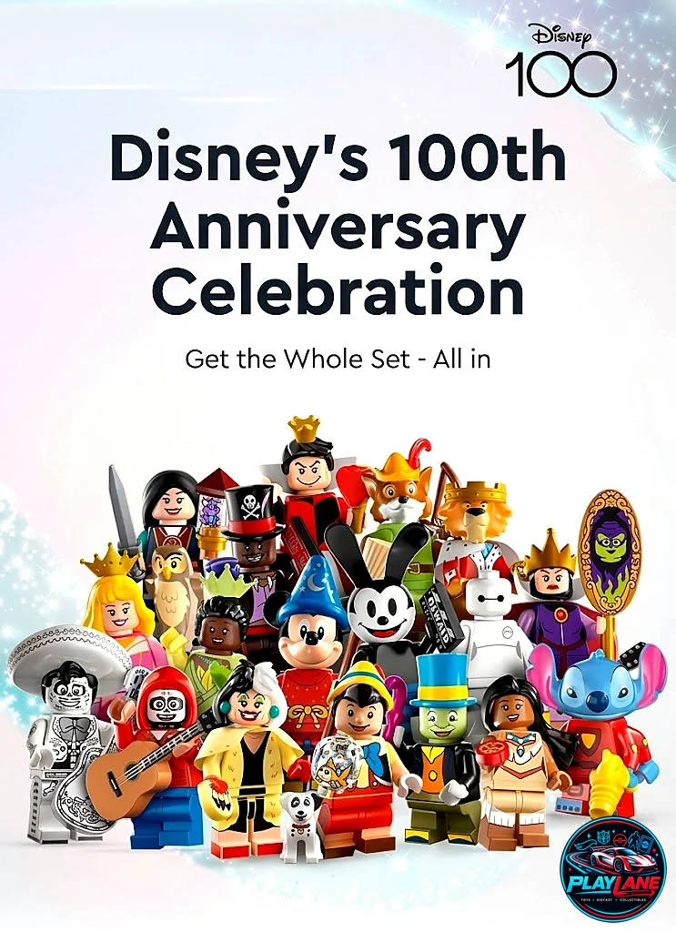 Custom Disney 100th Anniversary Minifigures (Series 71038 Replica) 18-Character Complete Collection - LEGO Compatible