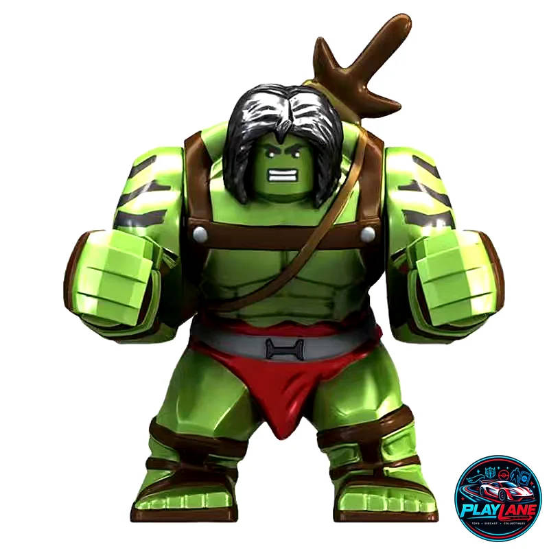 Marvel Comics: Skaar Son of Hulk (Savage Sakaar Gladiator Ver. PG1801) Custom BigFig - 100% LEGO-Compatible Large Scale Building Block Action Figure with Broadsword