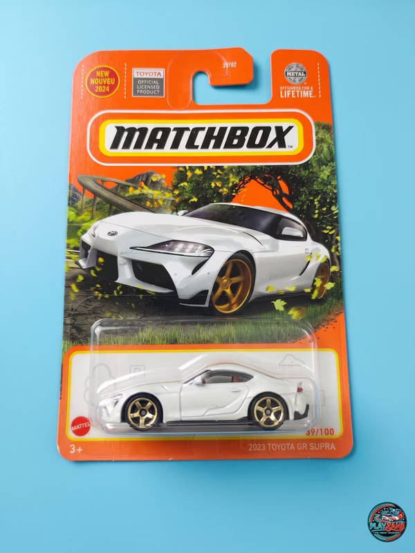 Matchbox 2023 Toyota GR Supra Pearl White #39/100 | 1:64 Scale Diecast | Imported