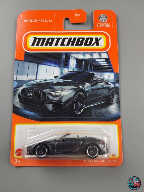Matchbox 2024 Mercedes-AMG SL 63 Black #72/100 | 1:64 Scale JDM Euro Diecast | Imported