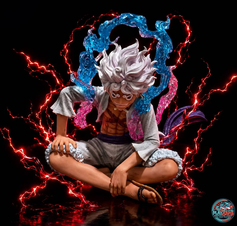 One Piece Anime Statue | Monkey D. Luffy Gear 5 (Sun God Nika) | Premium 16cm PVC Assembled Detailed Battle Pose Action Figure Collectible