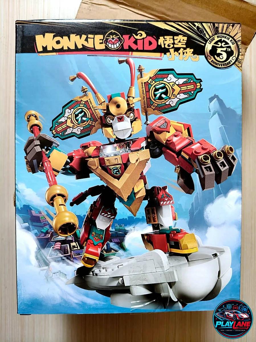 Monkie Kid Megapolis 5th Anniversary City Mech Robot Building Block Set (80054 Sub-Build 1:1 Replica KO)