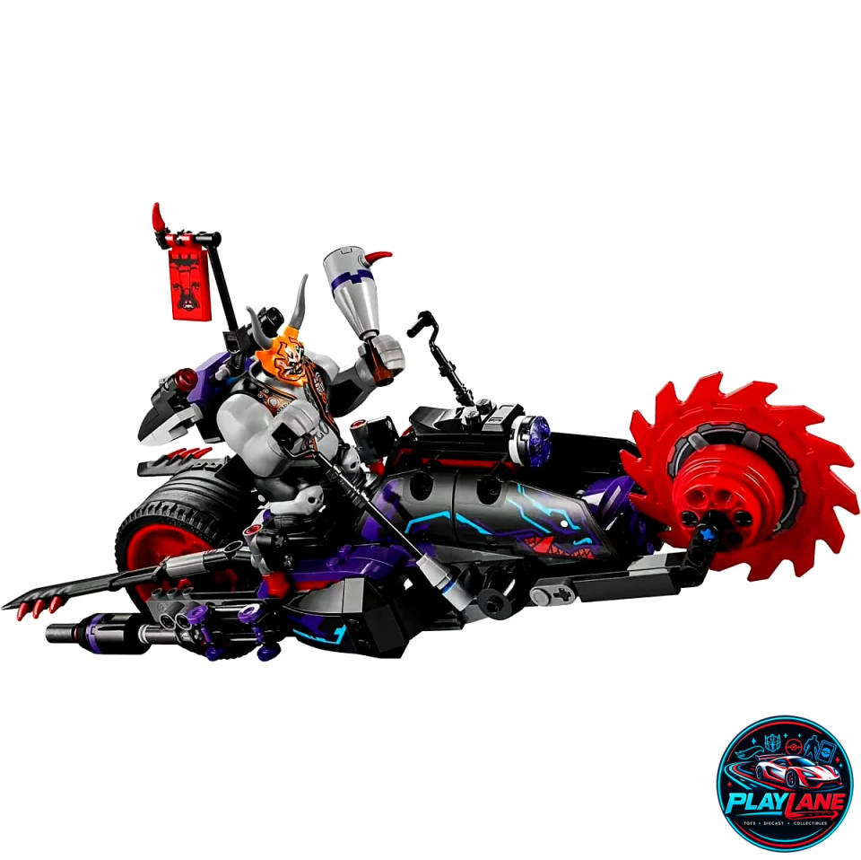 Ninjago Sons of Garmadon Killow BigFig & Oni Chopper Battle Motorcycle Building Block Vehicle Set (70642 Compatible KO)