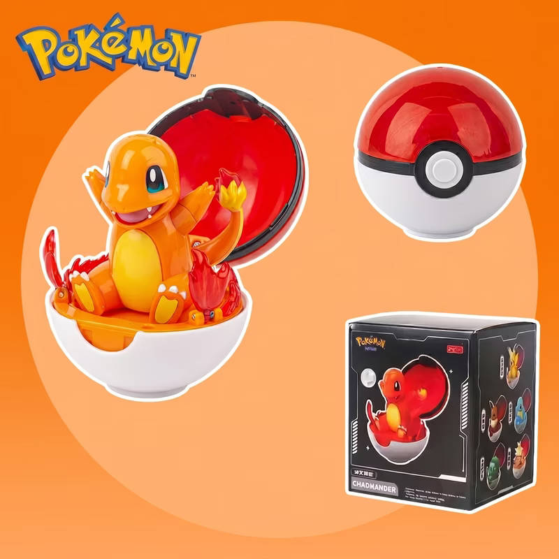 Pokémon Charmander Pop-Up Pokéball Action Toy | Pop-Out Mini Figure