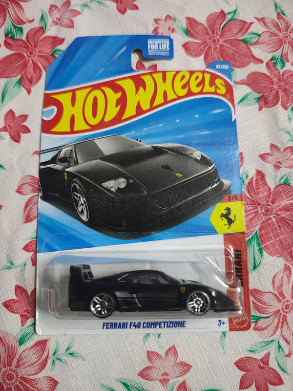 Hotwheels Ferrari F40 Competizone Black | US Imported