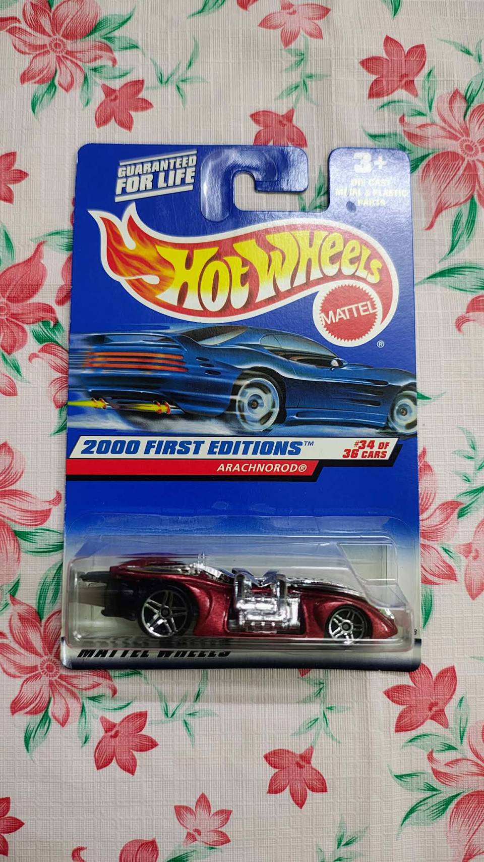 Hot Wheels Arachnorod 2000 First Editions Gloss Red | Imported – 1:64 Scale Creature Mainline Spider Diecast Model Car