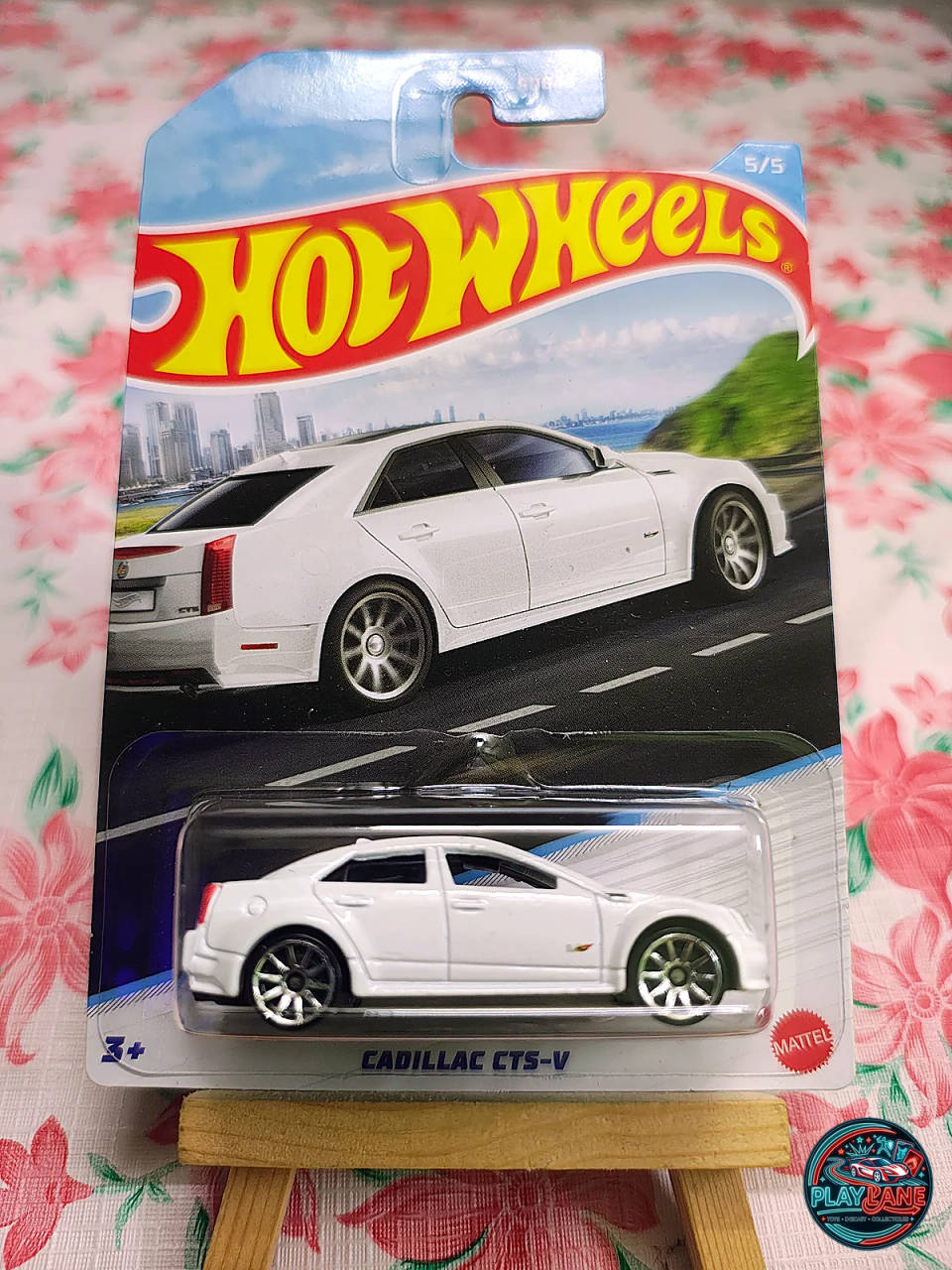 Hot Wheels Cadillac CTS-V Satin Gray | Imported – 1:64 Scale High-Performance Luxury Mainline Diecast Model Car