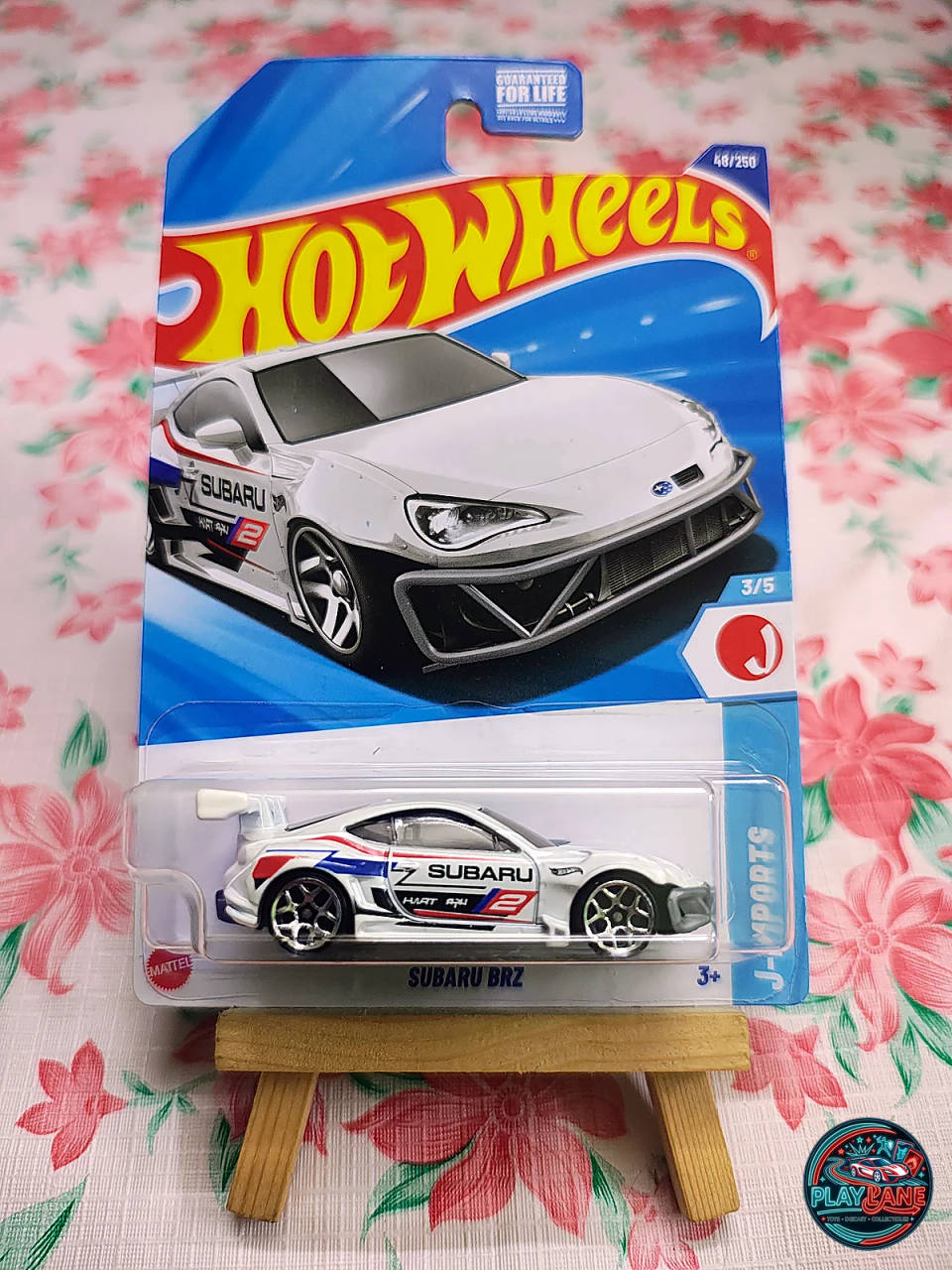 Hot Wheels Subaru BRZ Pristine White | Imported – 1:64 Scale HW J-Imports Mainline Japanese Sports Coupe Model Car