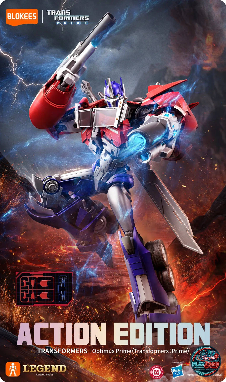 Blokees Action Edition 06: Transformers Prime Optimus Prime, Built to Light Up