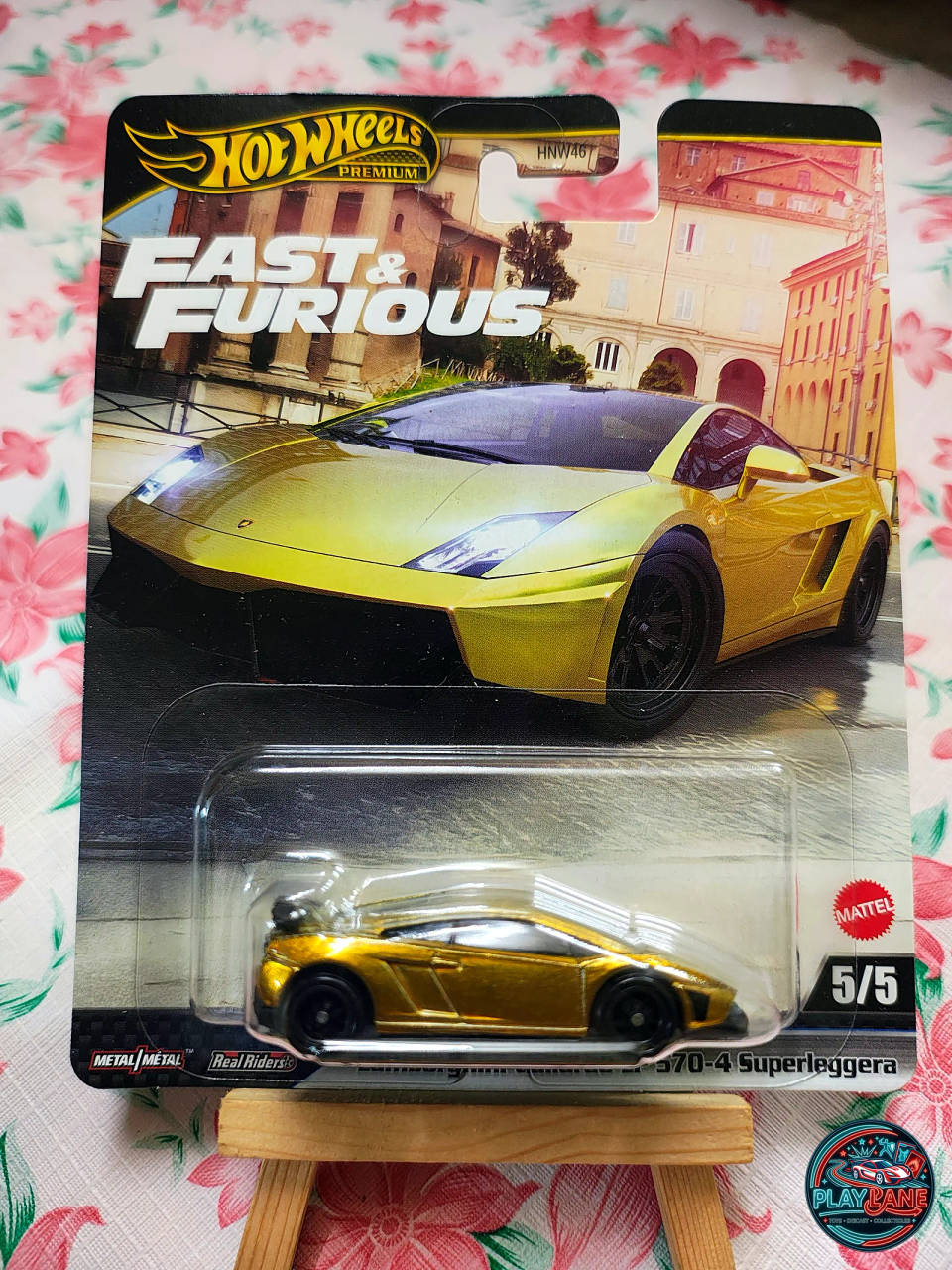 Hot Wheels Lamborghini Gallardo LP 570-4 Superleggera Satin Gold | Premium Imported Mainline 1:64 Scale Exotic V10 Italian Hypercar Diecast Model Car