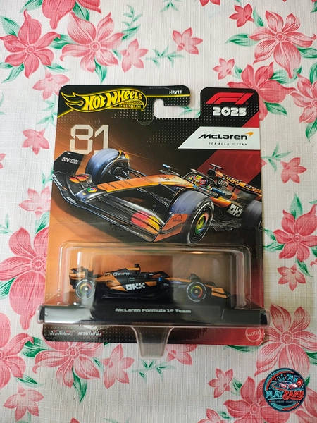 Hot Wheels Premium Formula 1 2025 McLaren Team – #4 Lando Norris Edition (1:64 Scale)