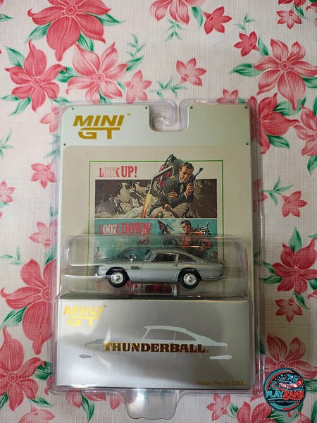Mini GT 1:64 Aston Martin DB5 – James Bond 007 "Thunderball" Edition (Premium Blister Pack)