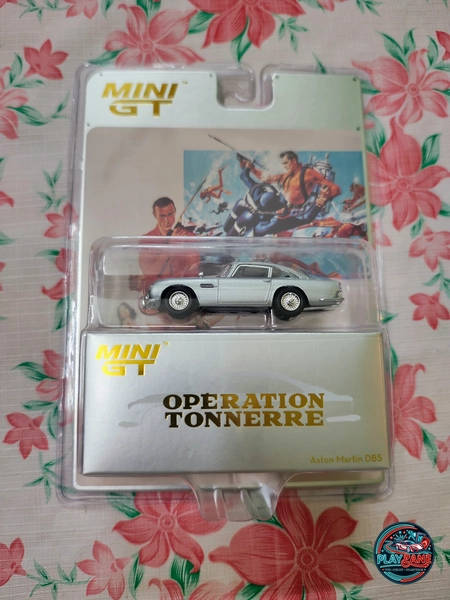 Mini GT 1:64 Aston Martin DB5 – James Bond 007 "Thunderball" Edition (Premium French Packaging "Opération Tonnerre" Blister Pack)