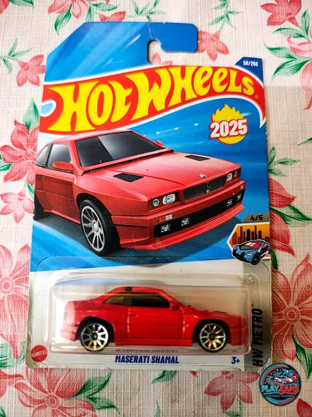 Hot Wheels HW Metro – Maserati Shamal (Red Edition) | Imported Mainline 1:64 Scale Die-Cast Car (Track #4/5 / Collector #58/250)