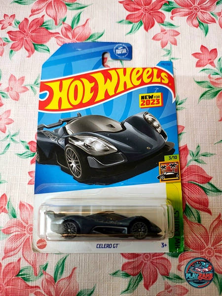 Hot Wheels HW Exotics – Celero GT (Dark Slate Grey Edition) | Imported Mainline 1:64 Scale Die-Cast Car (Track #3/10 / Collector #178/250)
