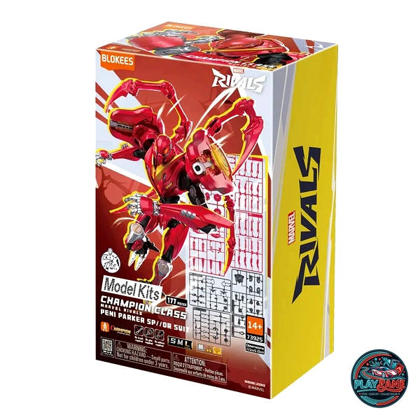 Blokees Marvel Rivals Champion Class Peni Parker SP//dr Suit with LED (Model Kit - 15.5 cm Mech & 10 cm Figure)