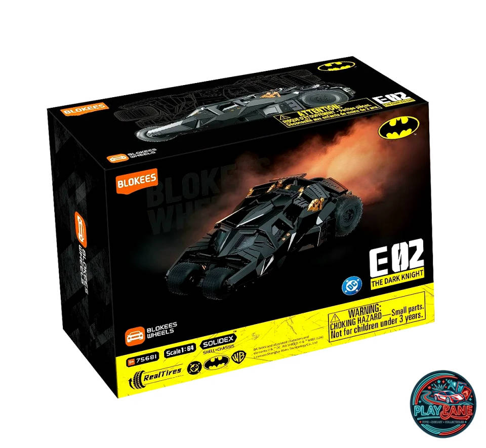 Blokees Wheels DC Batman E02: The Dark Knight 1:64 Scale Model Kit (Blind Box)