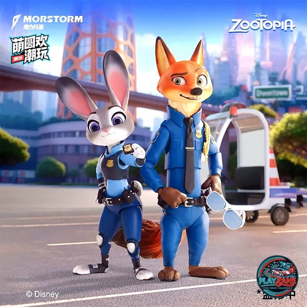 HIPLAY MORSTORM Zootopia Action Figure Vol. 1 MS20004 Blind Box Figure (14cm Articulated Model)