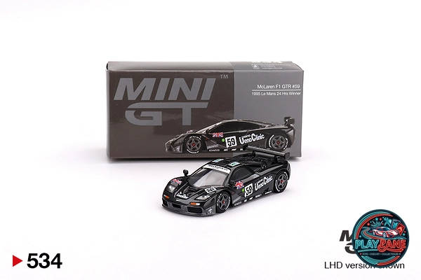 Mini GT 1:64 McLaren F1 GTR #59 1995 Le Mans 24Hr Winner Ueno Clinic (Die-Cast Model Car)