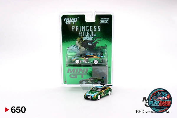 Mini GT 1:64 LB-Silhouette WORKS GT NISSAN 35GT-RR Ver.2 “PRINCESS RORO” (Die-Cast Model Car)