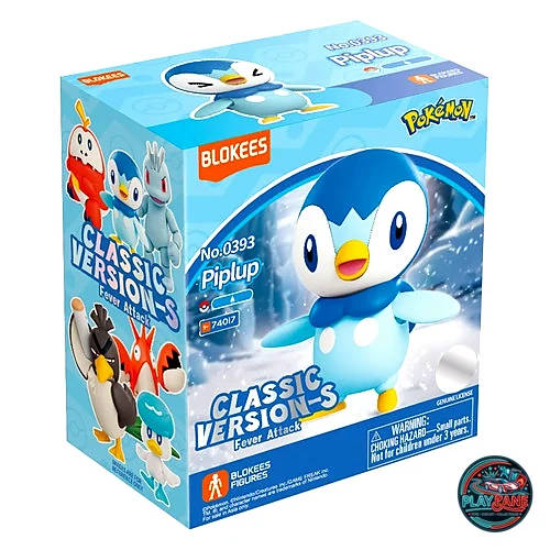Blokees Pokémon Classic Version (Size-S) Piplup Snap-Fit Model Kit