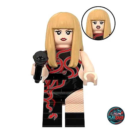 Taylor Swift Reputation Era Minifigure (Snake Suit & Thigh-High Boots)