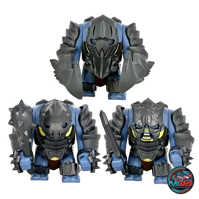 Medieval Castle Series Armored War Troll BigFig Collection (DXMH3016–DXMH3018 Series)