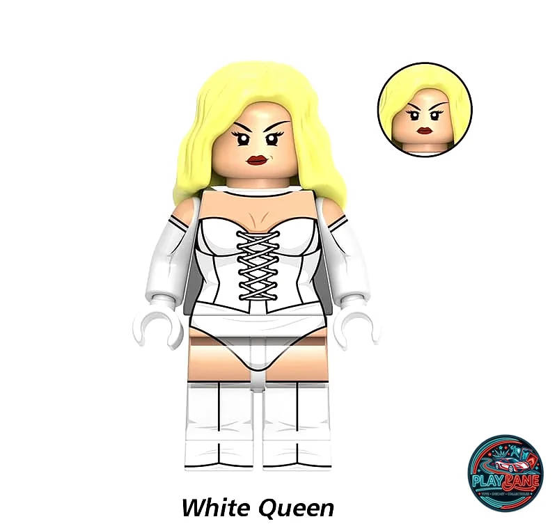 Custom Minifigs Marvel & Avengers Emma Frost (White Queen)