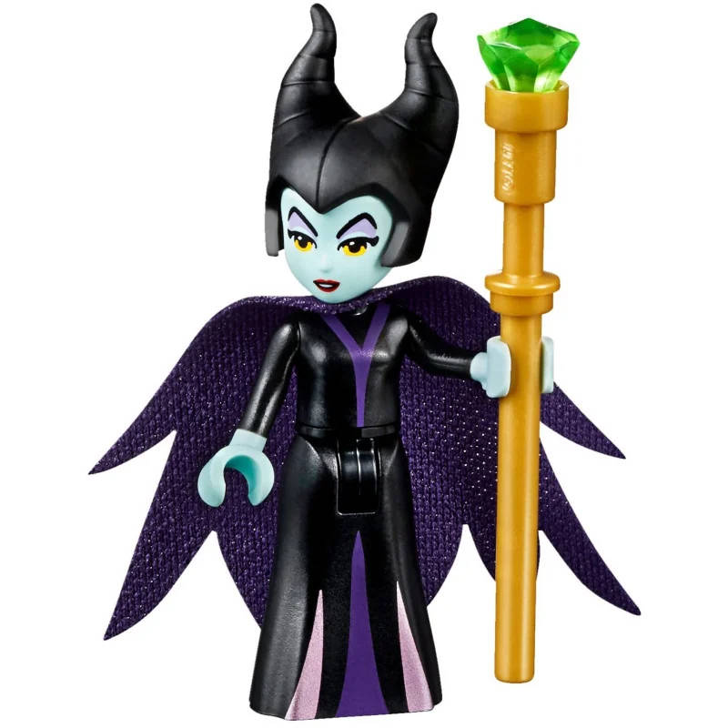 Maleficent (Disney Villains / Sleeping Beauty) Custom Building Block Minifigure (F022 Series / Major-Brand Compatible)