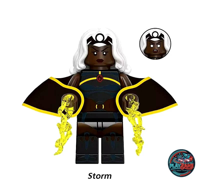 Storm (X-Men / Marvel Super Heroes) Custom Building Block Minifigure (GH0555 Series / Major-Brand Compatible)