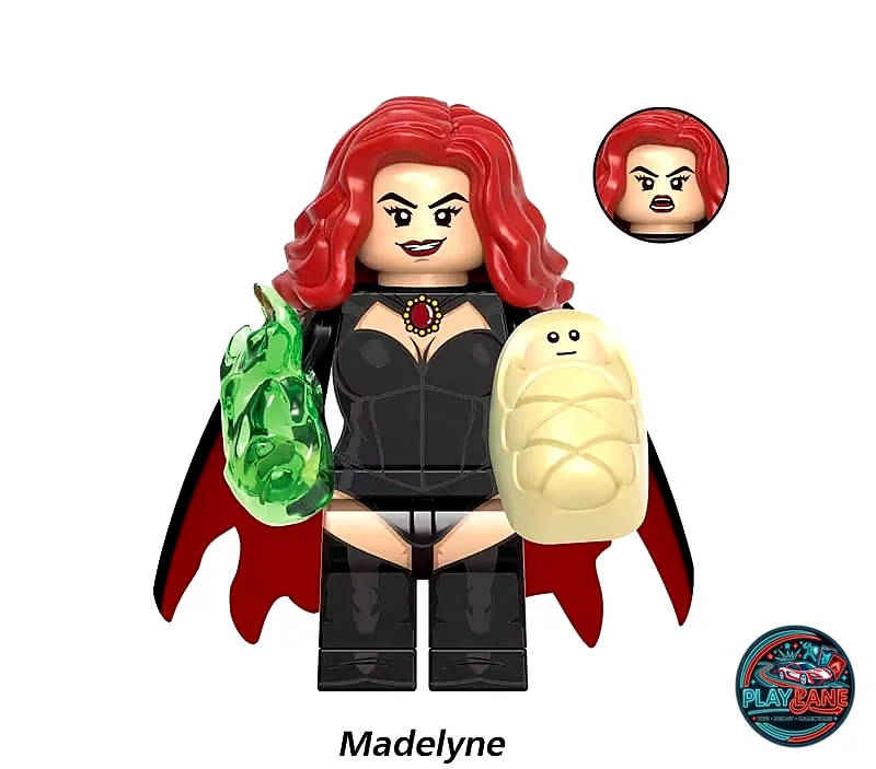 Madelyne Pryor / Goblin Queen (X-Men '97 / Marvel Super Heroes) Custom Building Block Minifigure (GH0533 Series / Major-Brand Compatible)