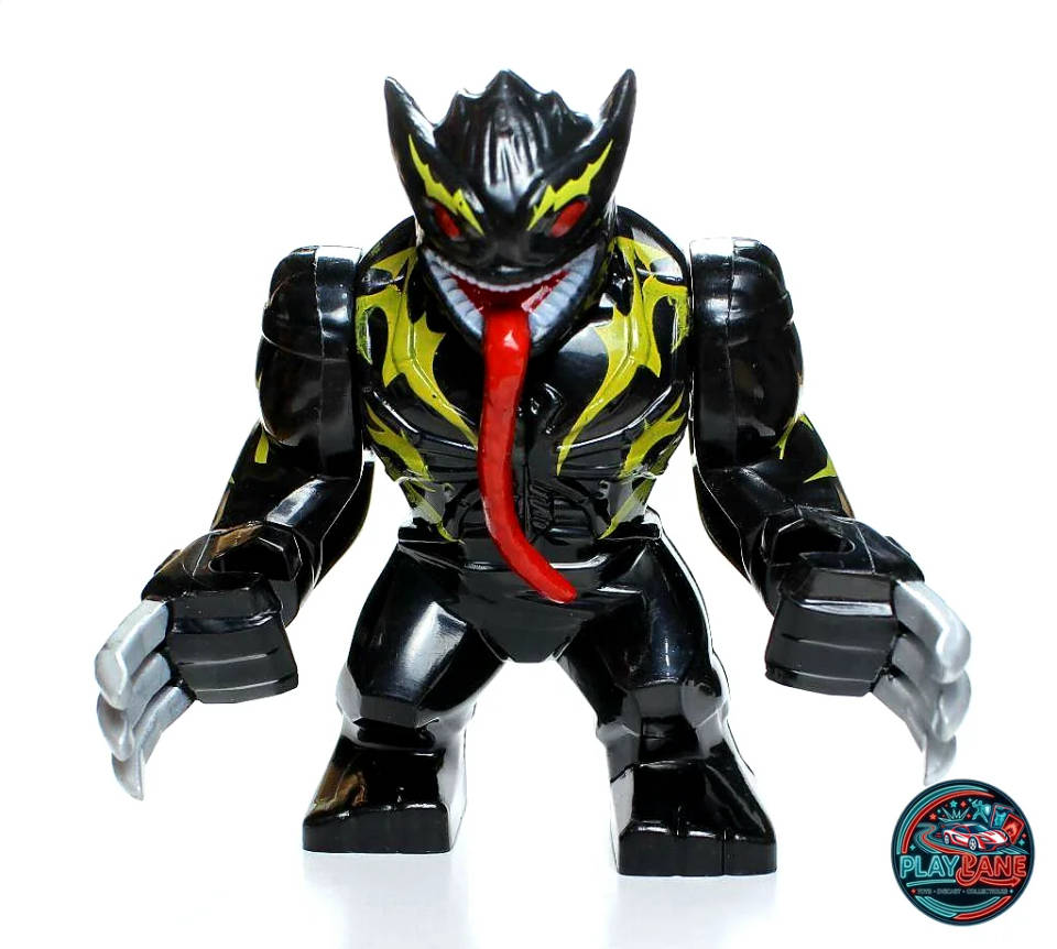 Symbiote Wolverine Venomized Mutant BigFig Building Block Figure (PG2064 Custom Series / Major-Brand Compatible)