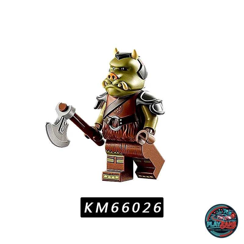 Gamorrean Guard (Star Wars: Return of the Jedi / Book of Boba Fett) Custom Building Block Minifigure (KM66026 Series / Major-Brand Compatible)